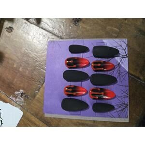 Gothic ombre vampy blood drip press on nails custom made